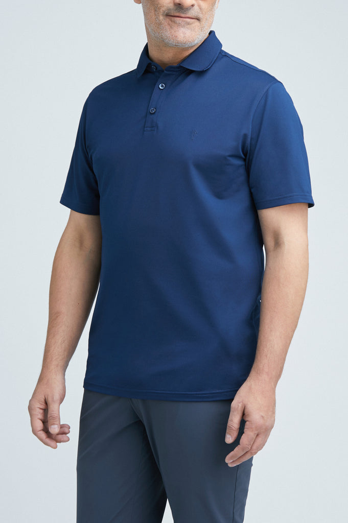 Sustainable Men's Navy polo classic fit