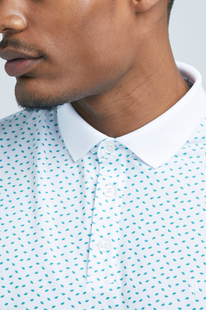 Sustainable teal polo