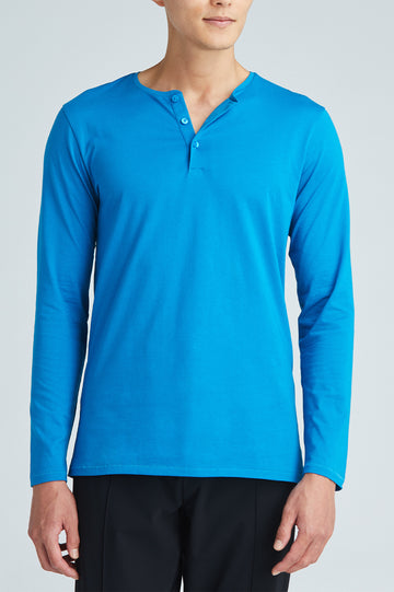 Sustainable teal henley