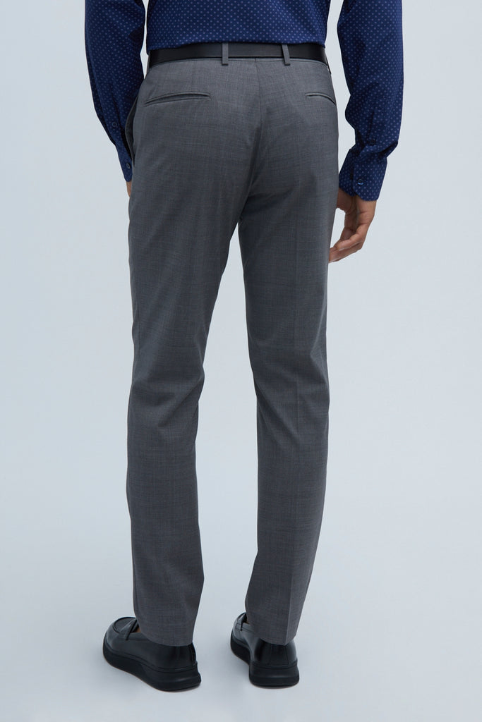 Sustainable grey suit pants