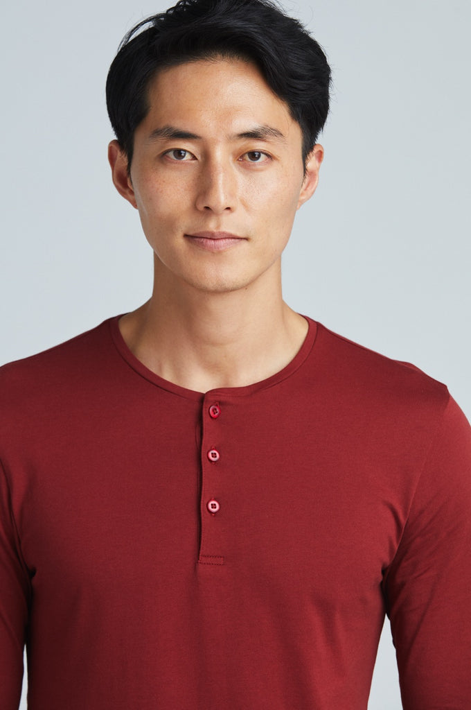 Sustainable red henleys
