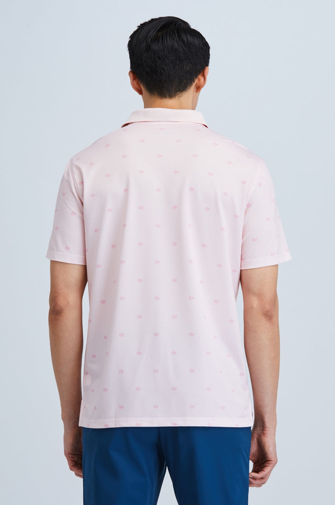 mens pink polo