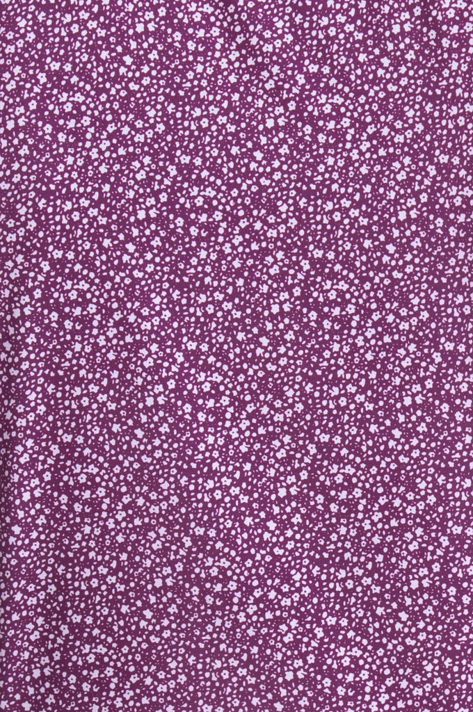 Men's Long Sleeve Dress Shirt - Plum Floral