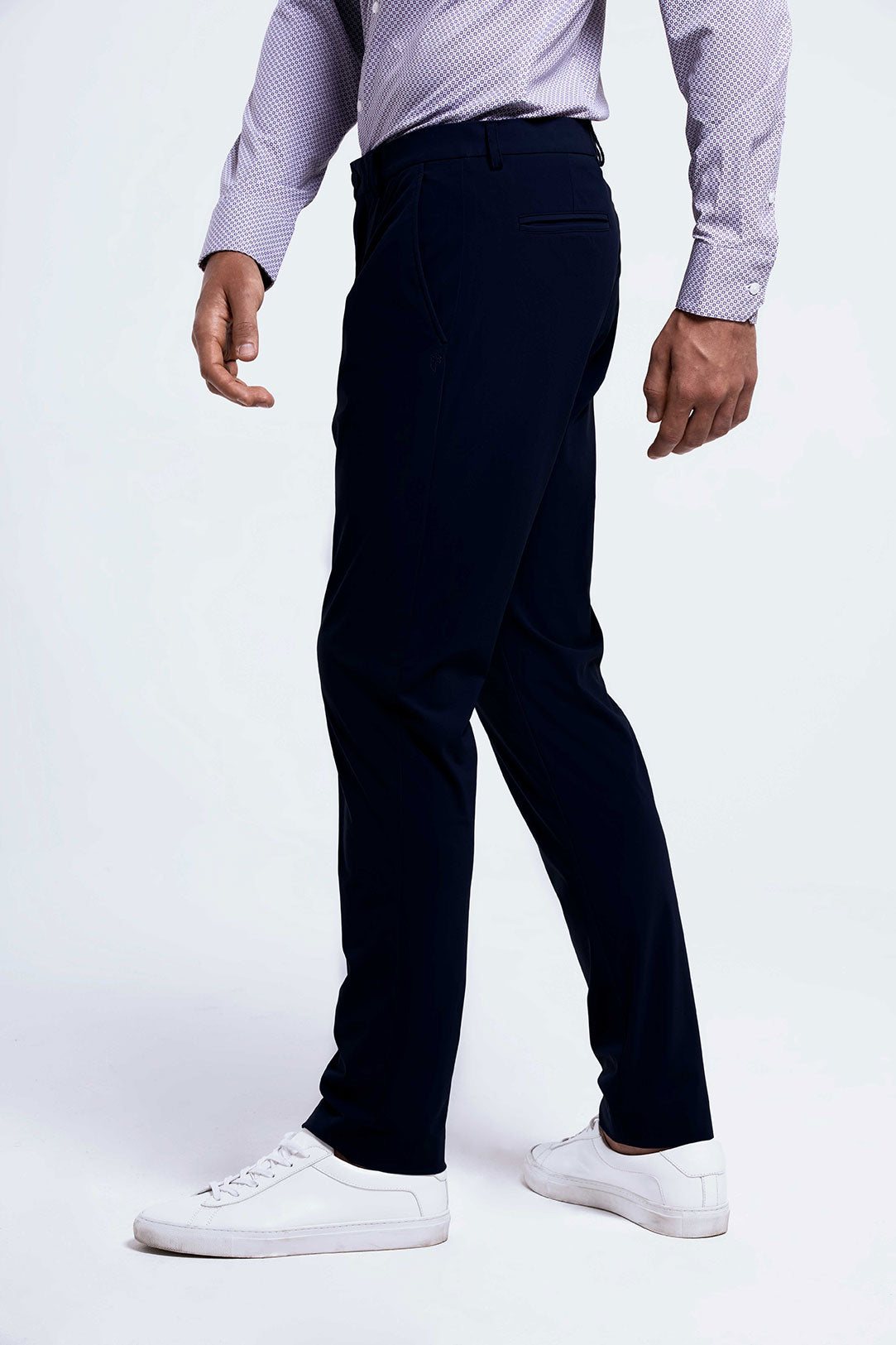 Navy Blue Chino Pants - Oliver Wicks