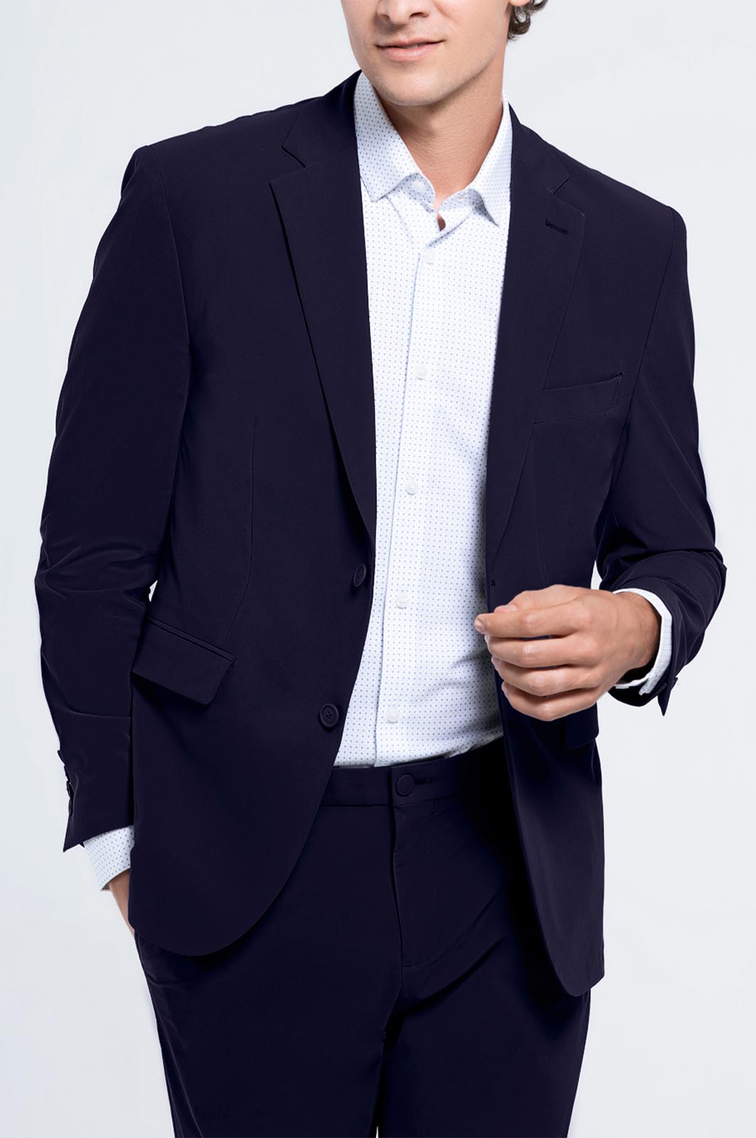 Navy Bright Blue Suit Jacket Jack Jones Premium Slim Fit Suit