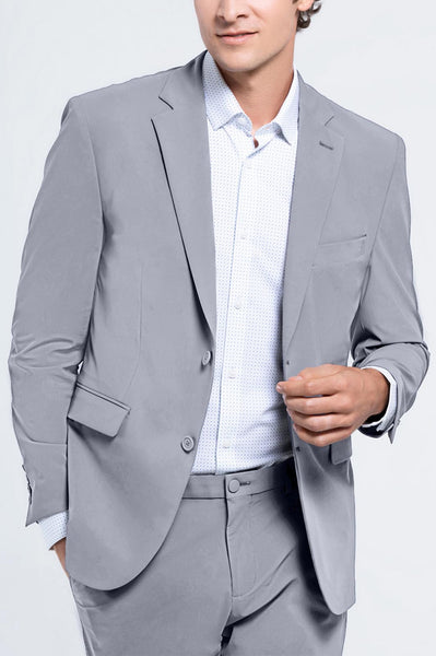 Silver Suit & Royal Blue | Mens winter fashion, Slim fit suit, Business  fashion